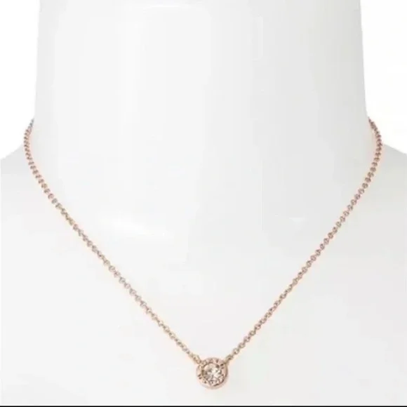 Coach Rose Gold Jewelry Set – Necklace & Earrings. BRAND NEW - Picture 5 of 5